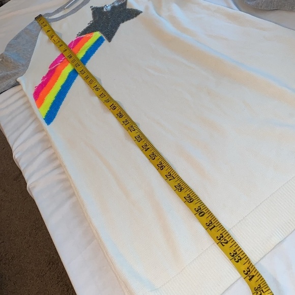 The Children’s Place sweater dress long sleeve sequins star/rainbows Sz XXL NWT - Picture 3 of 9